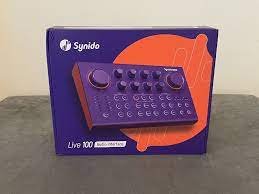 Synido Live 100 Audio interface and microphone kit