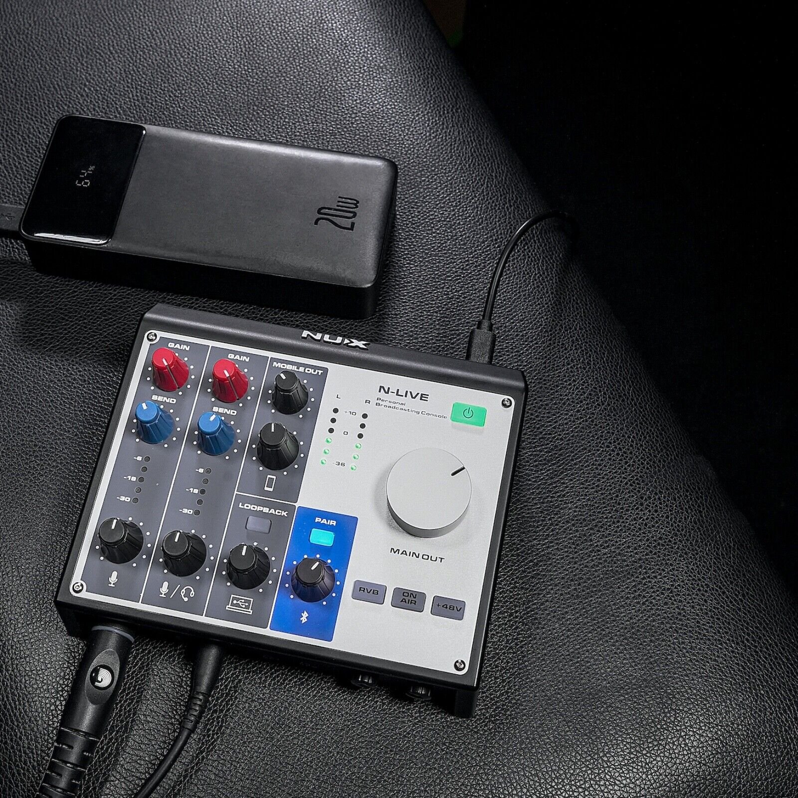 NUX N-LIVE Audio Interface USB Mixing Console with Bluetooth App - Image 3